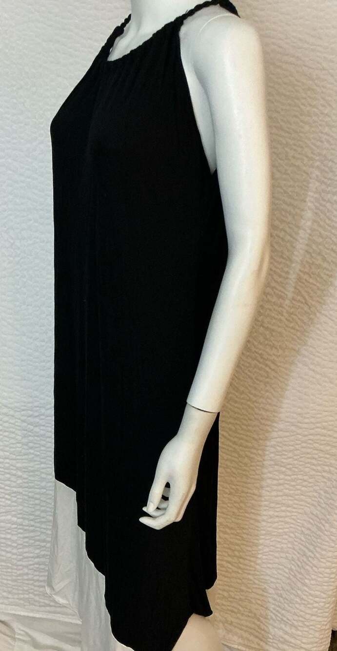 Calvin Klein Asymmetrical Colorblock Midi Dress Size 10
